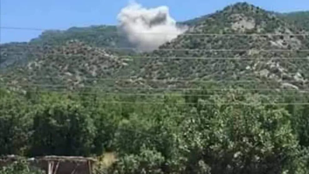 Balafirên Tirk bombe li Behdînan barand