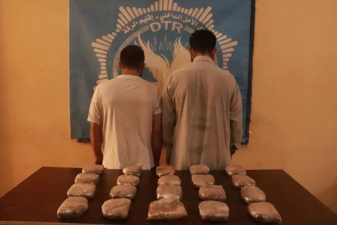 Li Reqayê du bazirganên madeyên hişbirê hatin girtin