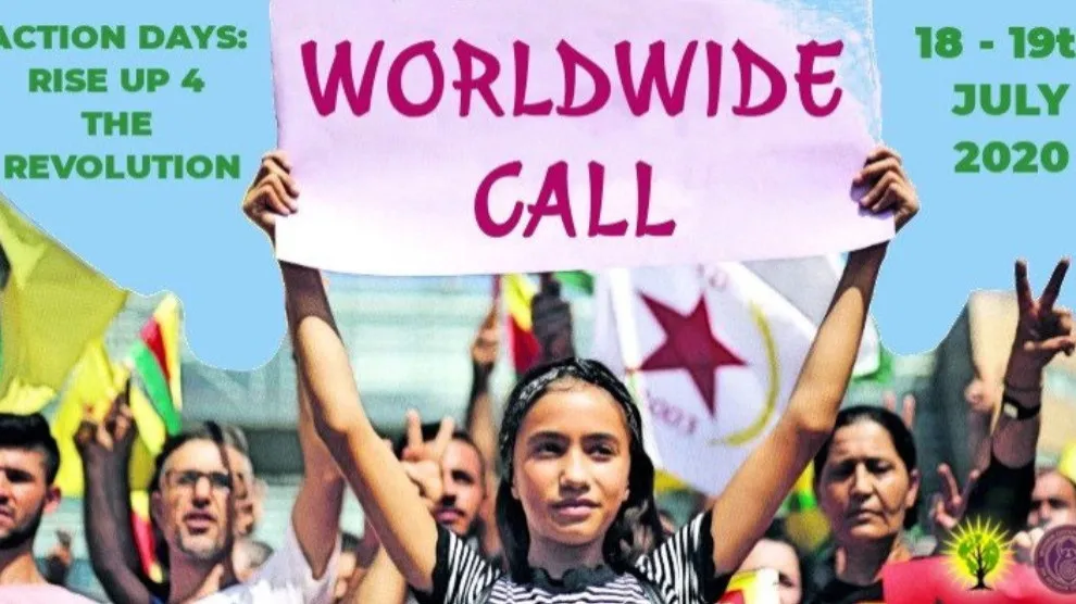 Ji bo çalakiyên slavegera Şoreşa Rojava banga tevlîbûnê hate kirin