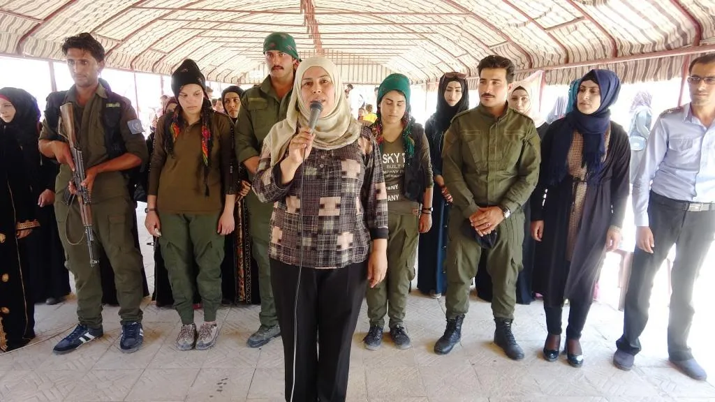 Çalakiya  konvedanê bi soza şopandina rêya  her sê şehîdên jin bi dawî  bû