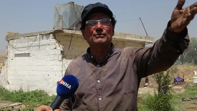 Ji ber şewitandina bermahiyên zeviyan, ziyanên mezin çêbûn