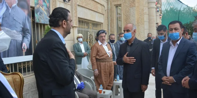 Şandeya Rojava serdana taziyeya Şêx Mihemed Kesnezanî kir