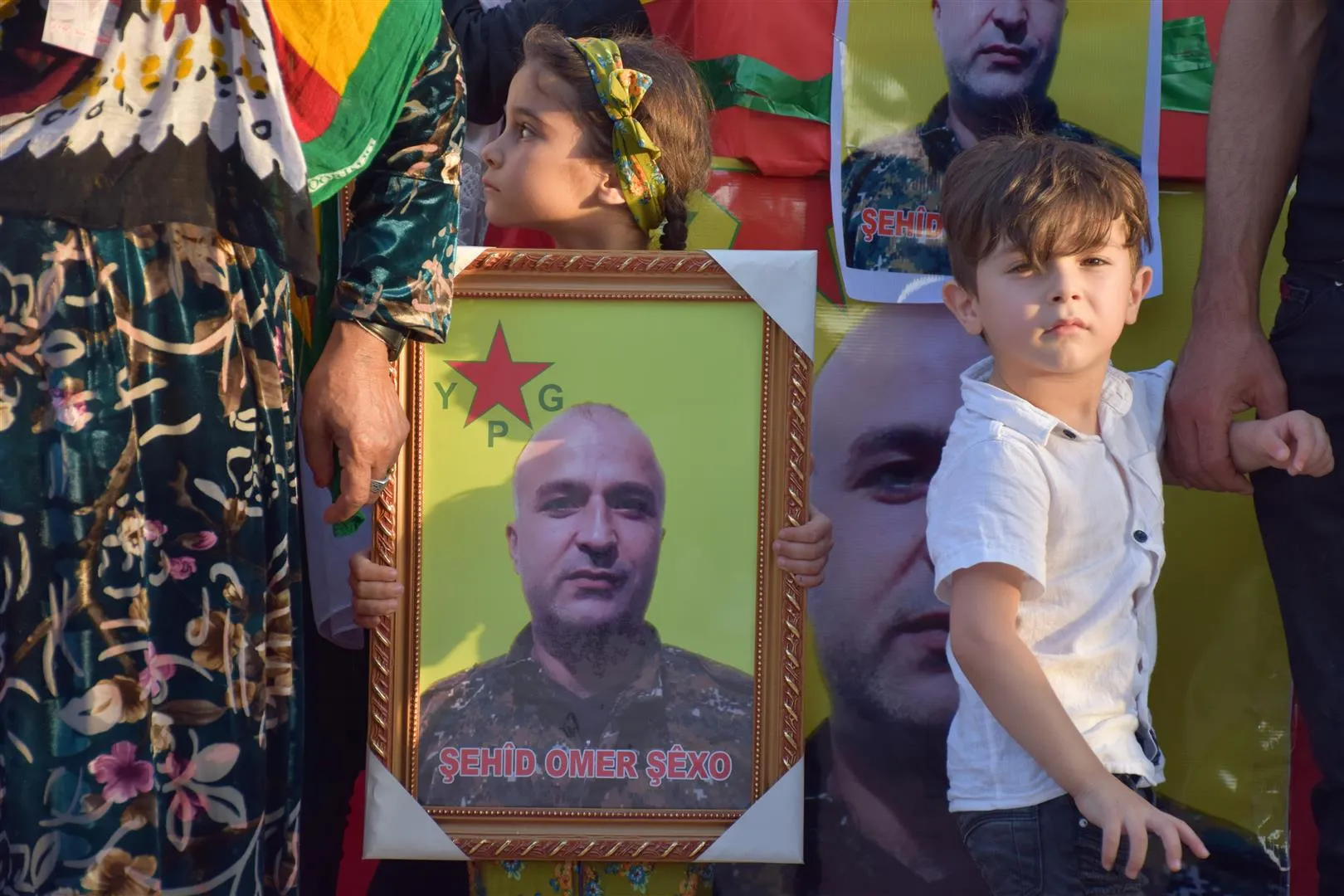 Cenazeyê şehîdê YPG'ê Omer Şêxo li Hesekê hate veşartin