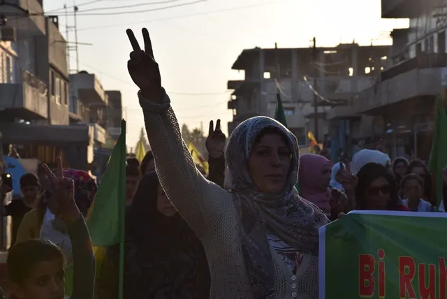 Li Amûdê û Hesekê berxwedana Heftanînê hate silavkirin