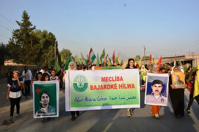 ​​​​​​​Li Koçerat û Tirbespiyê xwepêşandanên piştgiriya berxwedana Heftanînê