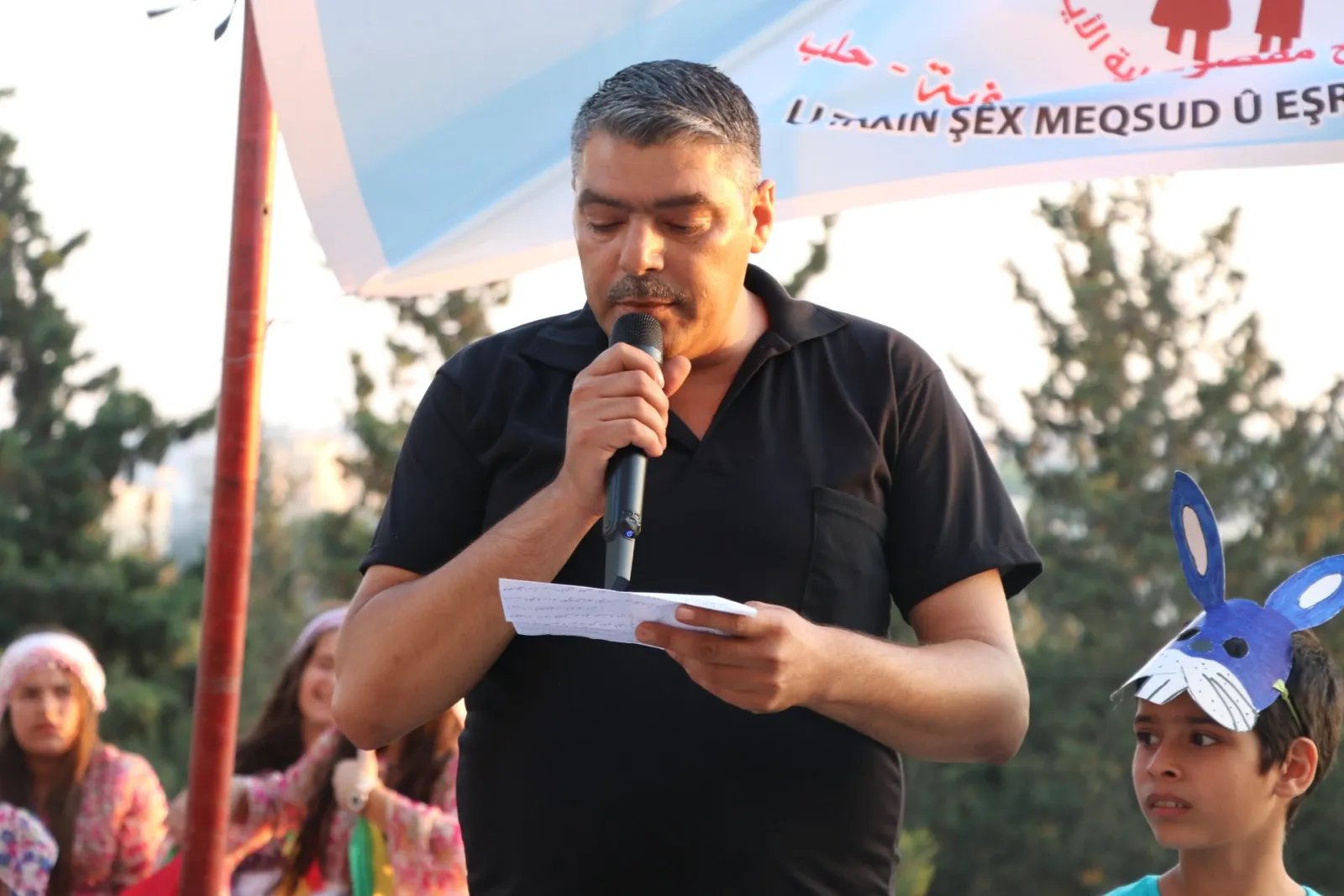 ​​​​​​​Li taxa Şêxmeqsûd ji bo zarokê sêwî şahiyek hat lidarxistin