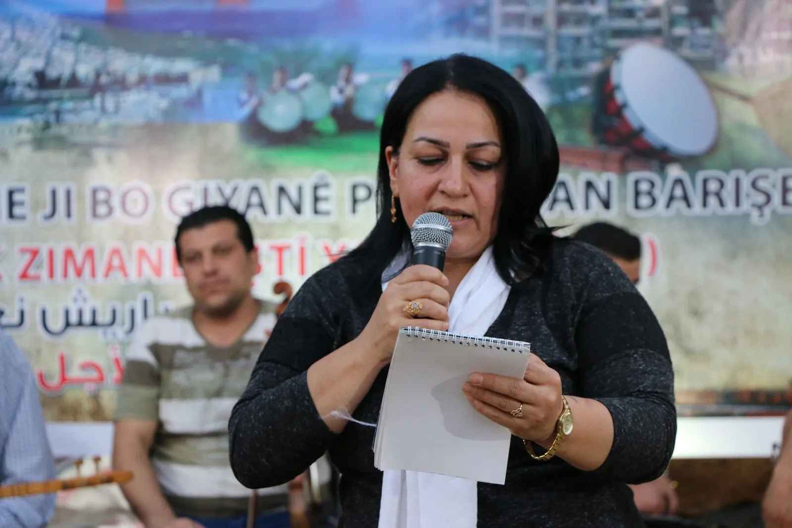 Barîş Çakan bi çalakiyeke hunerî li Helebê hate bîranîn
