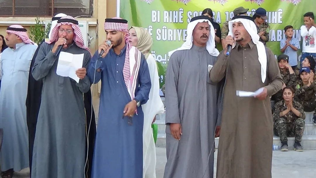 Li Bakur û Rojhilatê Sûriyê salvegera Şoreşa 19'ê Tîrmehê hate pîrozkirin
