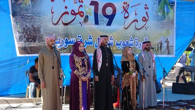 Li Bakur û Rojhilatê Sûriyê salvegera Şoreşa 19'ê Tîrmehê hate pîrozkirin