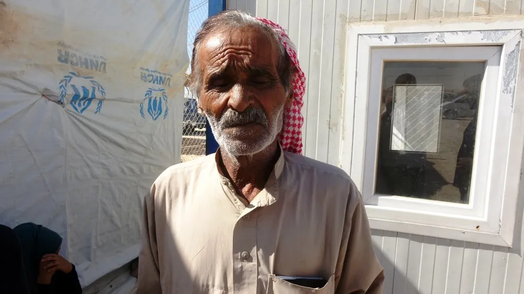 Kampa Koçberên Girê Spî pêşwazîkirina koçberan rawestandiye