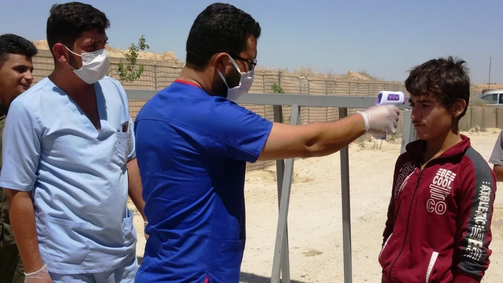 Kampa Girê Spî tedbîrên xweparastina ji COVID-19 zêdetir kirin