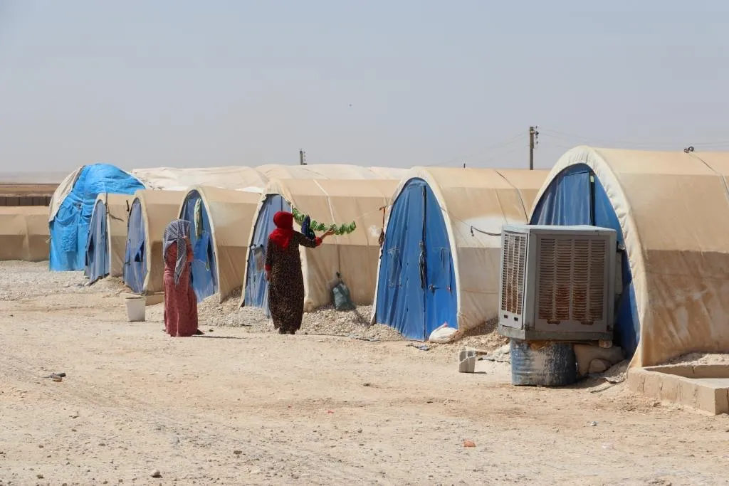 Li kampa koçberên Girê Spî jin xwe birêxistin dikin  