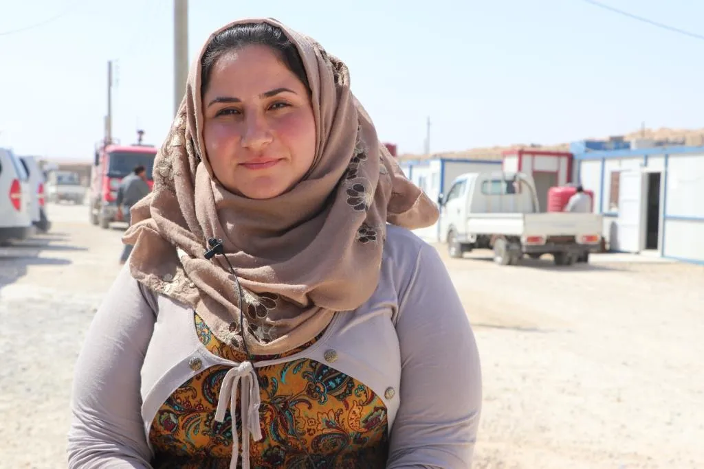 Li kampa koçberên Girê Spî jin xwe birêxistin dikin  