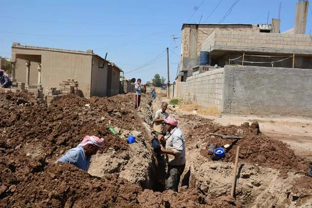 Li Tirbespiyê bi xebateke hevbeş 2 proje pêk hatin
