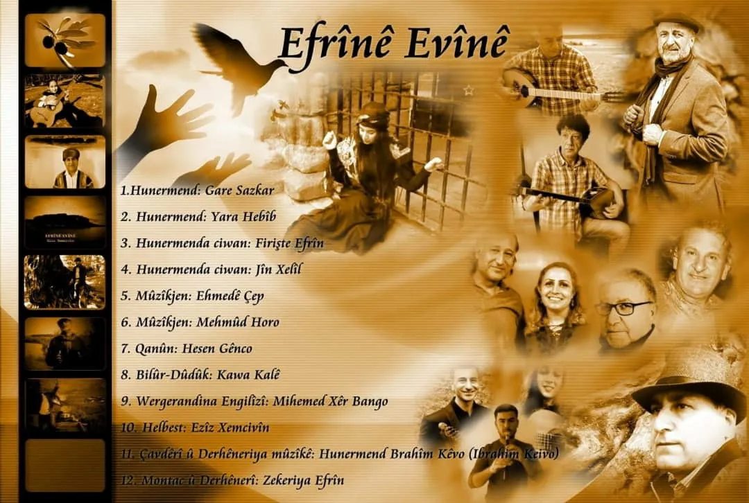 ‘Efrîna Evînê’ xebateke hunerî ye û behsa çîroka Efrînê dike