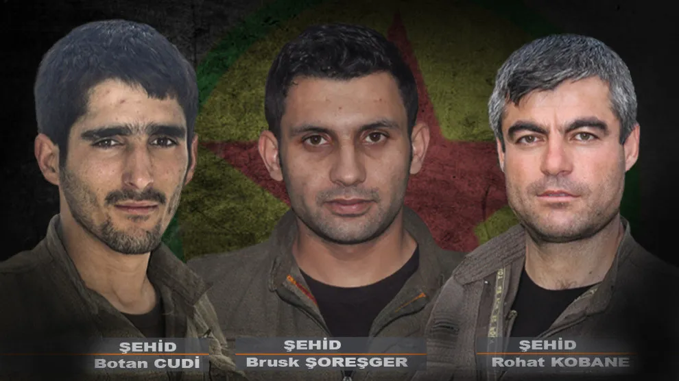 HPG'ê nasnameyên 3 şehîdan ragihandin