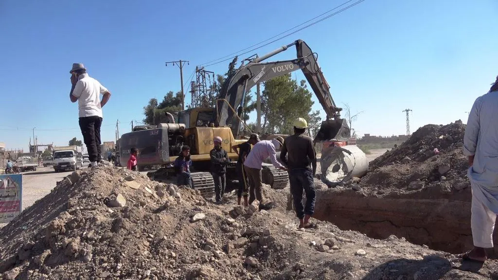 Şaredariya Şîfa dest bi projeya nûkirina xetên kanalîzasyonê kir