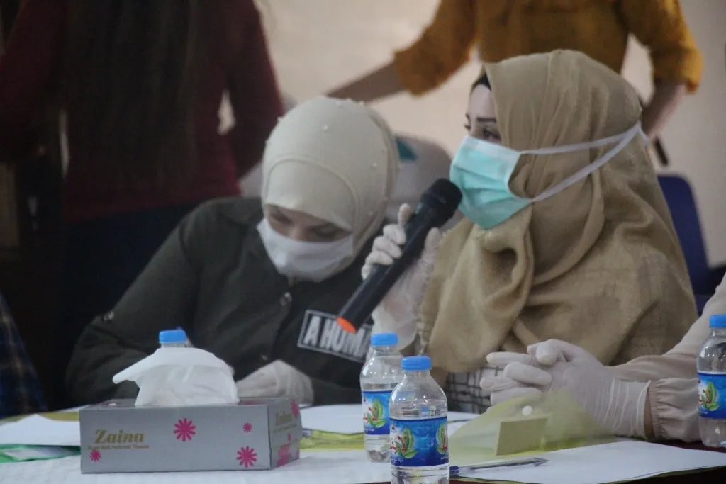 Li Minbicê têkildarî beşdarbûna jinan di qada siyasî de komxebatek pêk hat