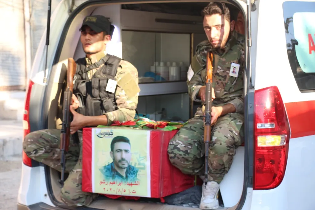 Şehîd Îbrahîm Reşo li Minbicê hat veşartin