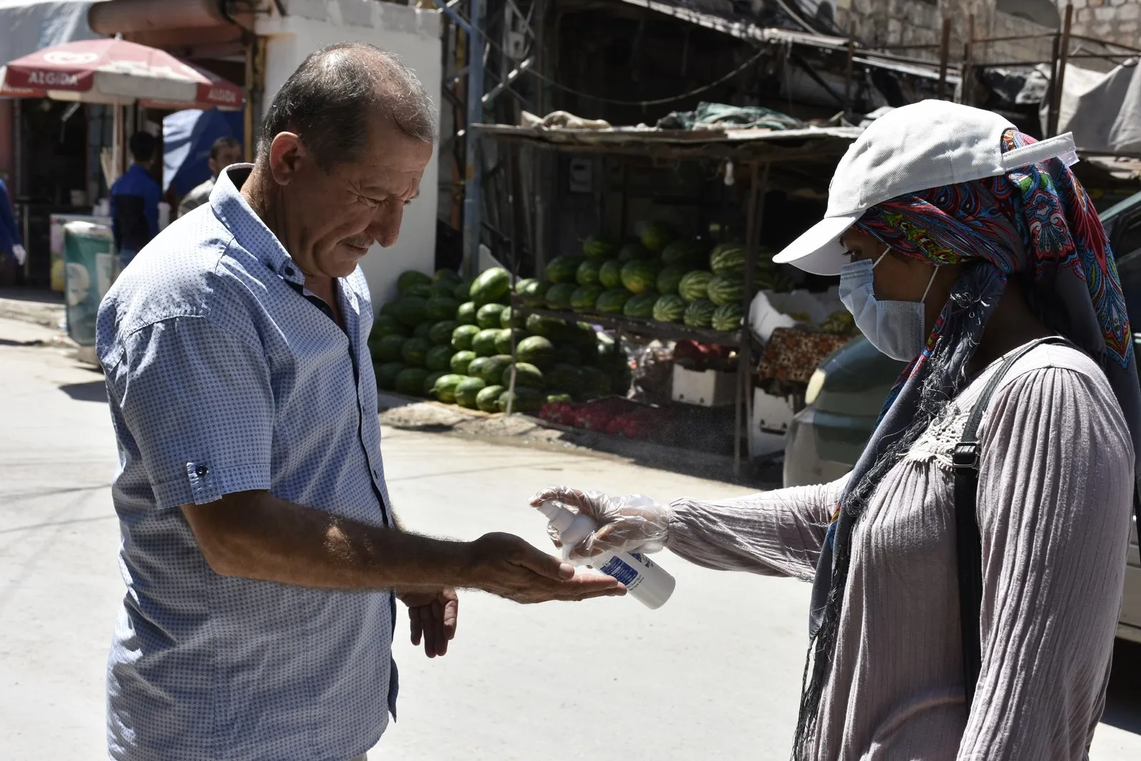 ​​​​​​​Li taxa Şêxmeqsûd a Helebê pêngava hişyarkirinê li dijî Koronavîrusê