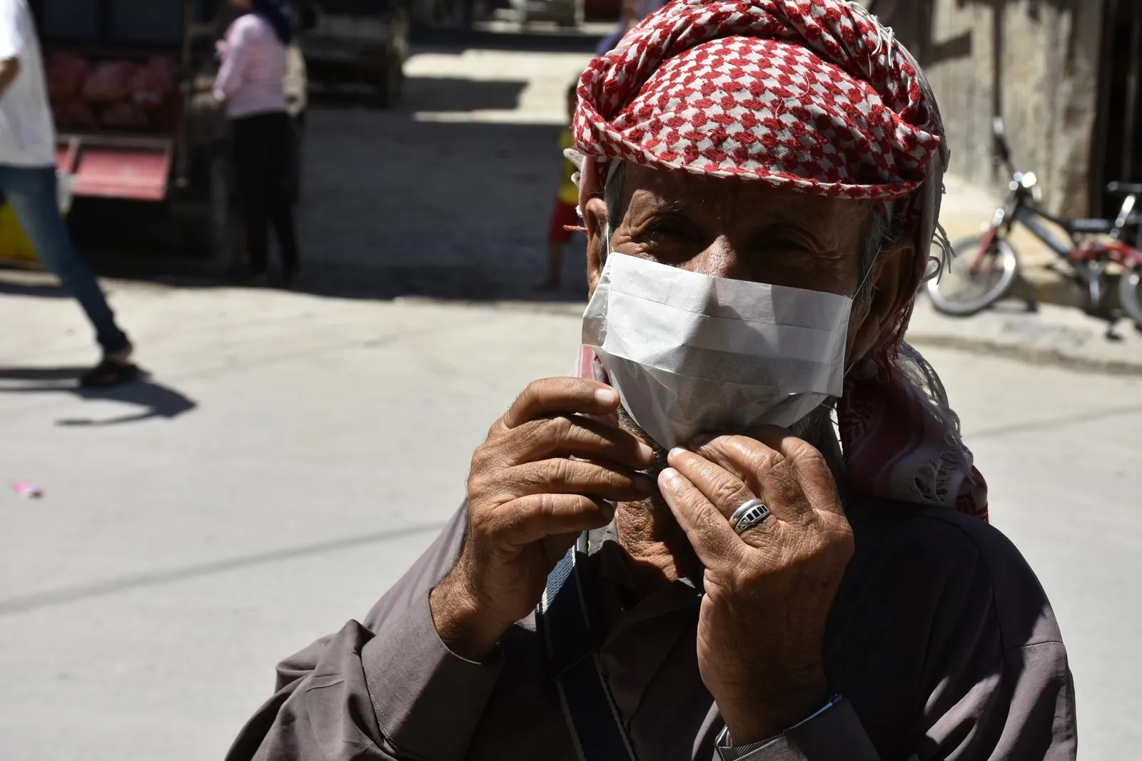 ​​​​​​​Li taxa Şêxmeqsûd a Helebê pêngava hişyarkirinê li dijî Koronavîrusê