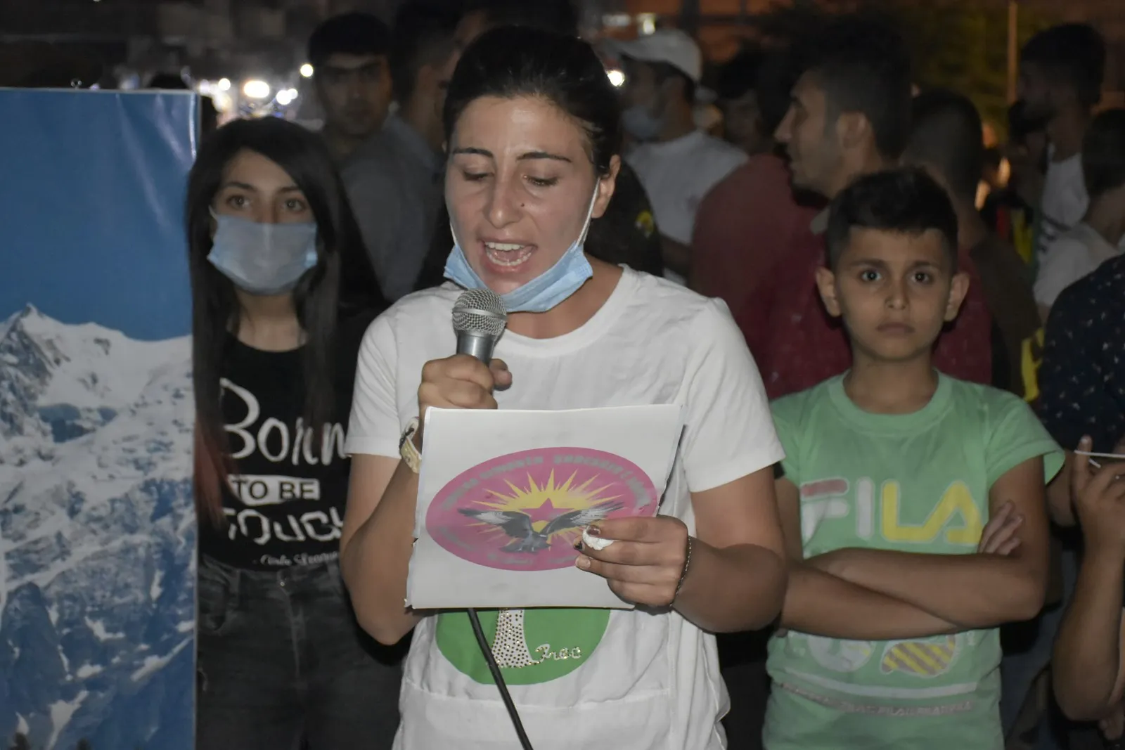 Ciwanên Şoreşger û Jinên Ciwan banga xwedîderketina li berxwedana Heftenînê kirin