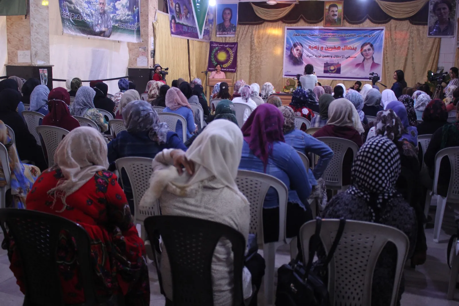 Yekitiya Jinên Azad li Şehbayê konferansê xwe yê sêyemîn lidar xistin