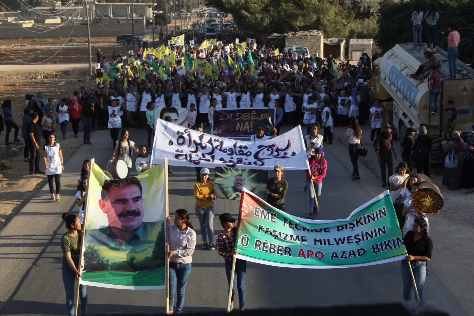 Li Şehbayê tecrîda li dijî Rêber Abdullah Ocalan hate şermezarkirin
