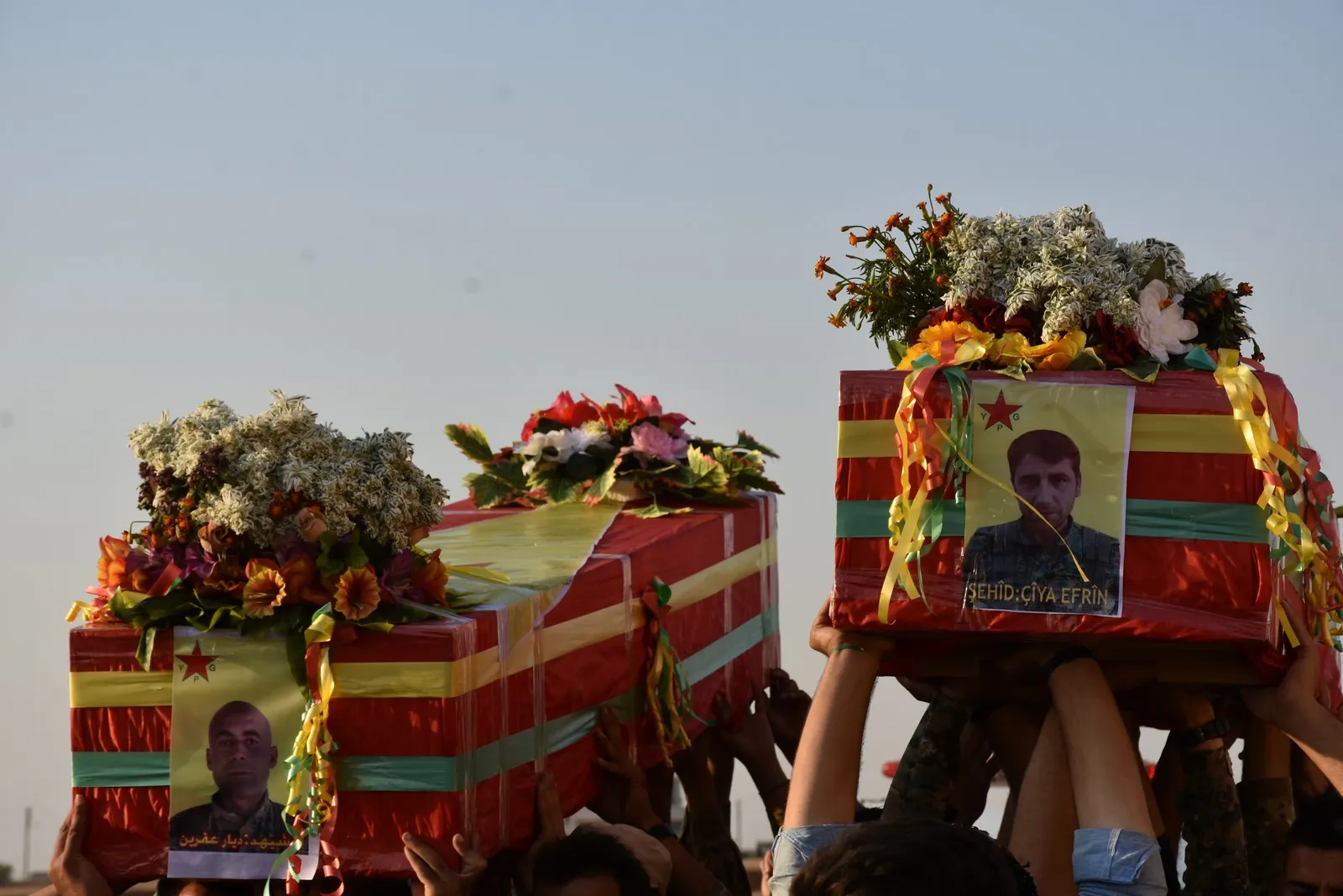 ​​​​​​​Cenazeyê du şehîdên Berxwedana Serdemê hatin veşartin