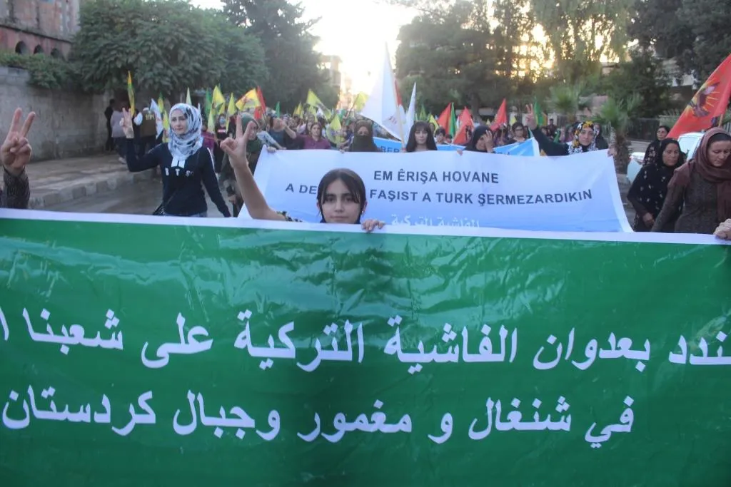 Êrişên dewleta Tirk ên li dijî Heftenînê li Dirbêsiyê hatin şermezarkirin