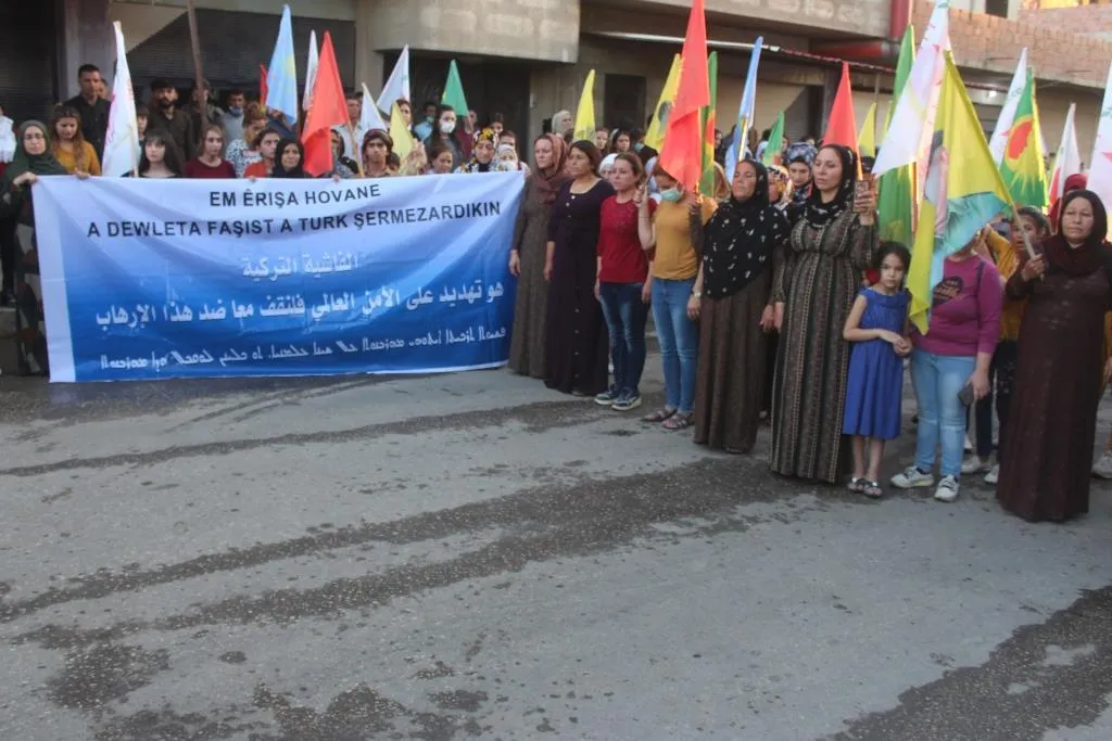 Êrişên dewleta Tirk ên li dijî Heftenînê li Dirbêsiyê hatin şermezarkirin