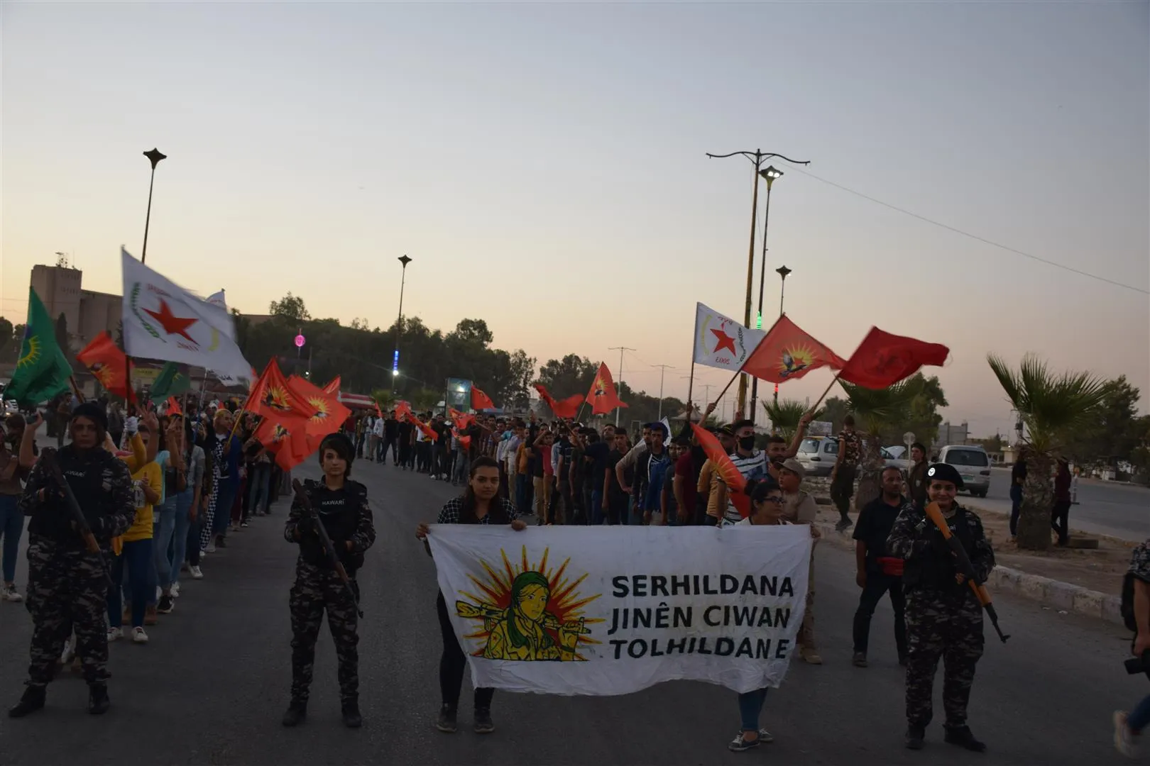 Ciwanên Hesekê li dijî êrişên dagirkeriyê daketin qadan