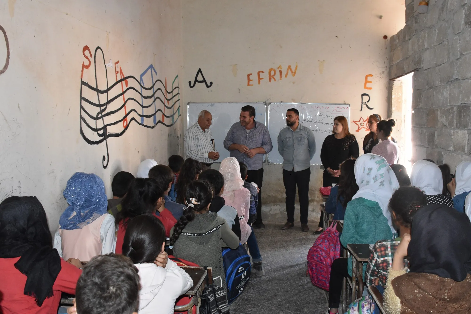 Desteya Perwerde û Fêrkirinê rewşa dibistanên kantona Şehbayê şopand
