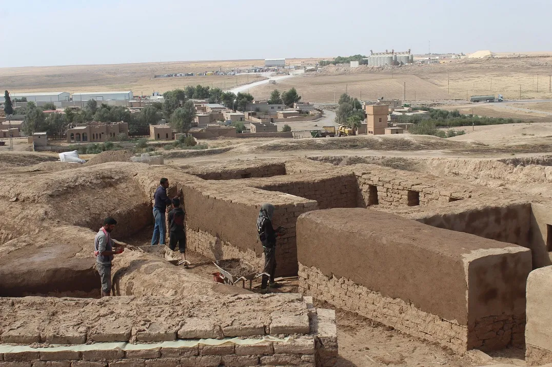 Li girê dîrokî Til Beyderê xebatên restorekirinê
