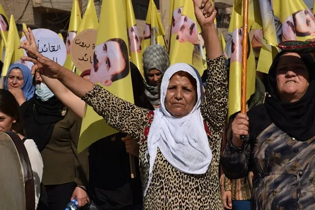 ​​​​​​​Şêniyên Qamişloyê: Rêber Ocalan sembola aştiyê ye