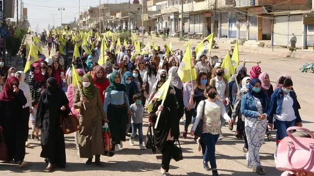 ​​​​​​​Şêniyên Qamişloyê: Rêber Ocalan sembola aştiyê ye