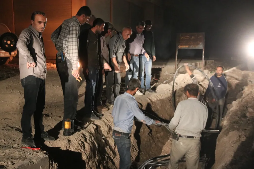 Xebatên Gerînendetiya Kehrebeyê li Kobanê didomin