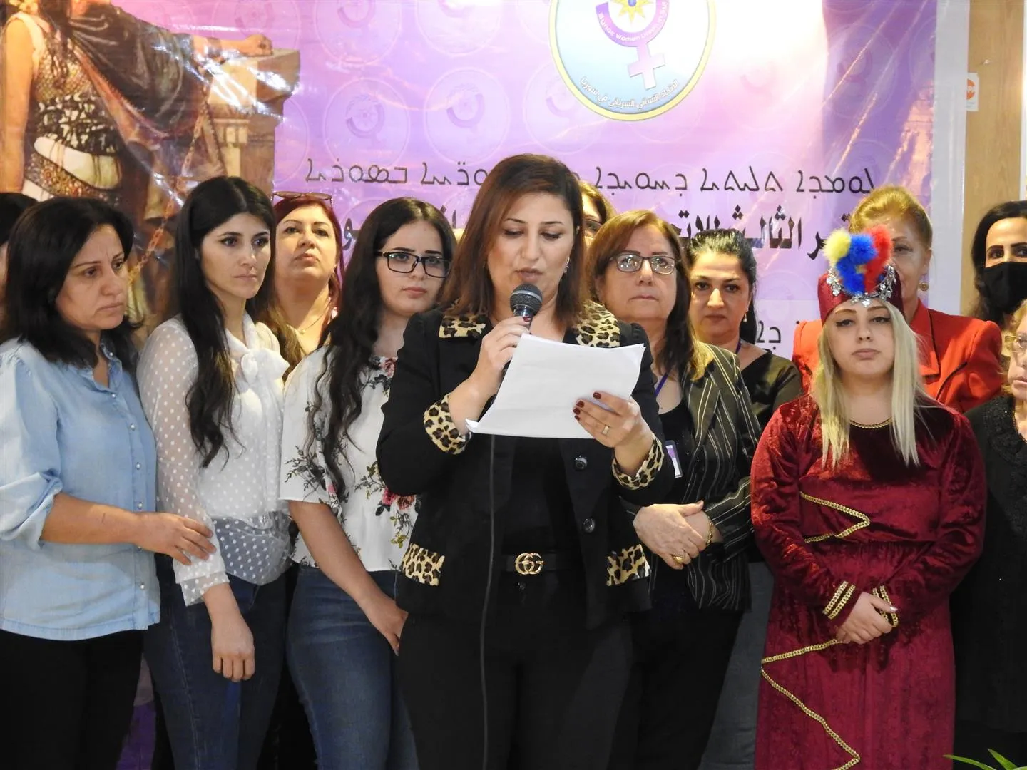 Yekitiya Jinên Suryan kongreya xwe ya 3'yemîn li dar xist