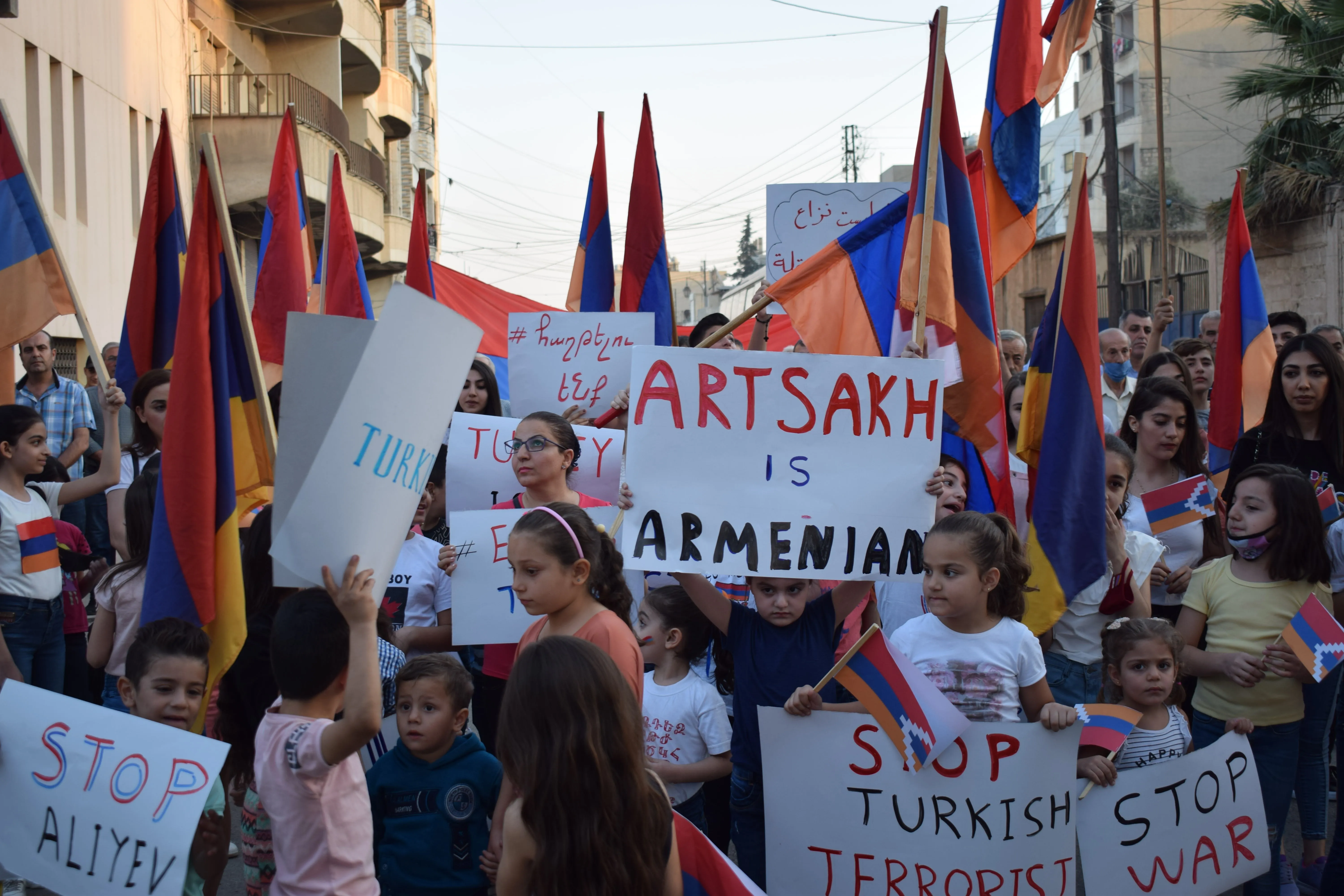 Ermenên Qamişlo li dijî dewleta Tirk çalakiyek li dar xist