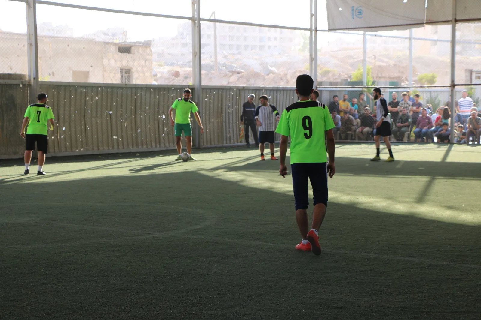 Belediyet Rîcal (5-3) Hulok têk bir û bû şampiyona taxa Şêxmeqsûdê