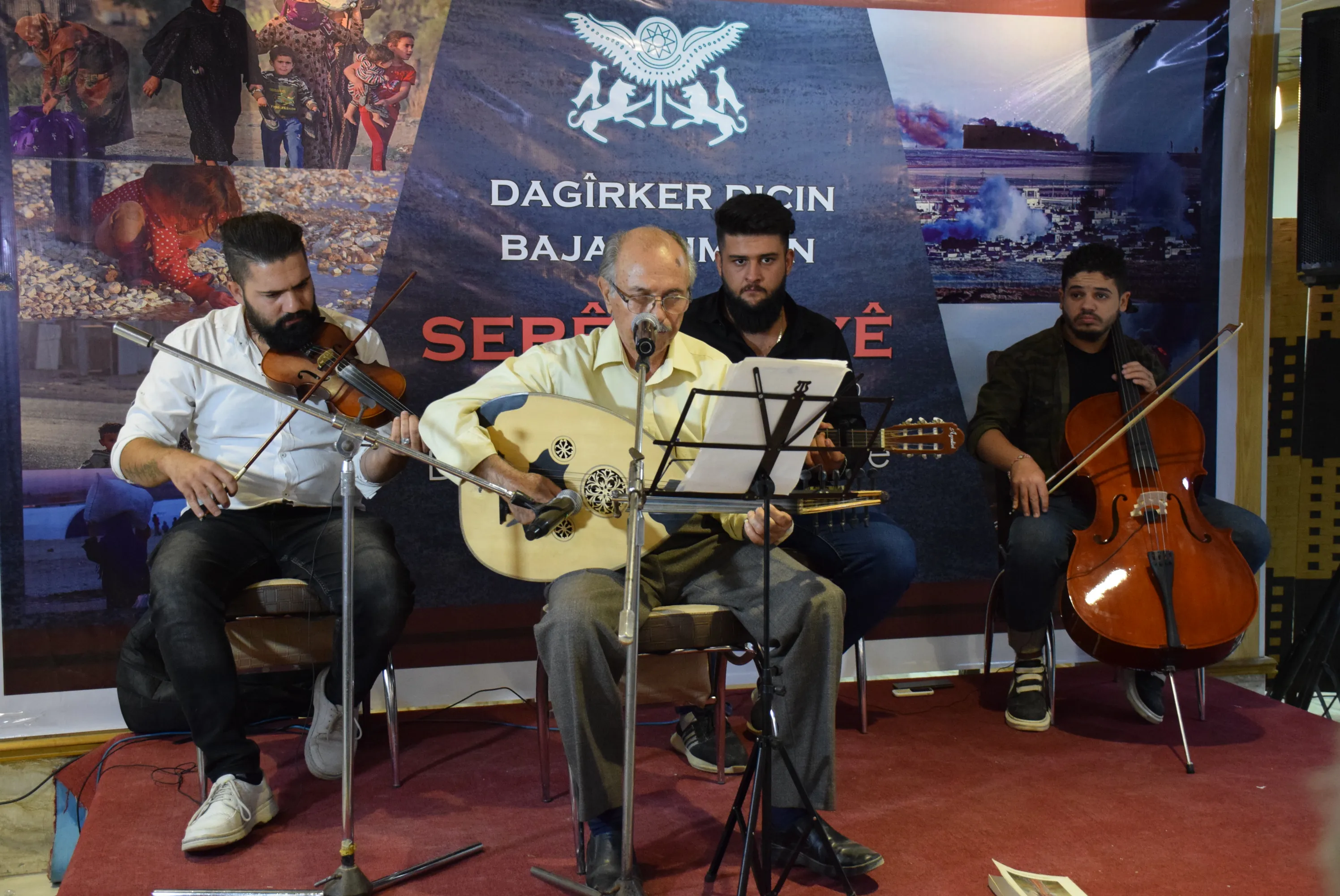 Nivîskarên Kurd ji bo Serêkaniyê û Girê Spî şevbêreke li dar xist