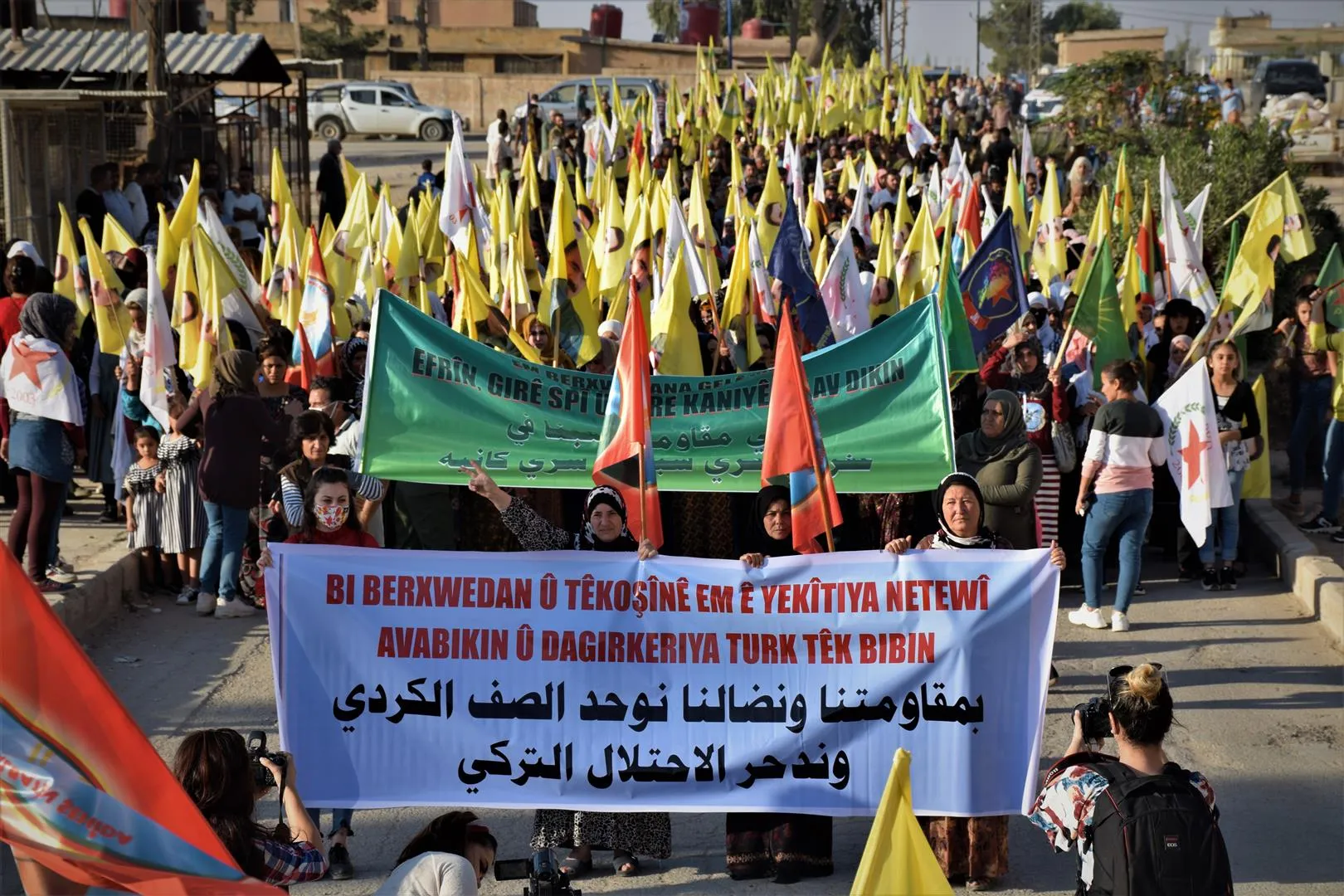 Komploya 9'ê Cotmehê bi meşeke girseyî li Hesekê hate şermezarkirin