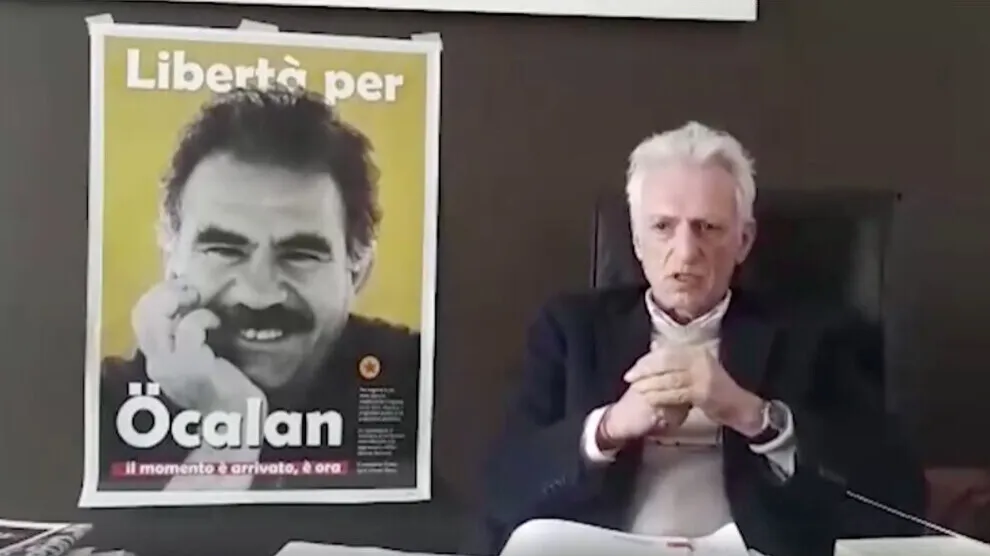 Şaredarê Bercetoyê ya Îtalyayê daxwaza azadiya rêber Abdullah Ocalan kir