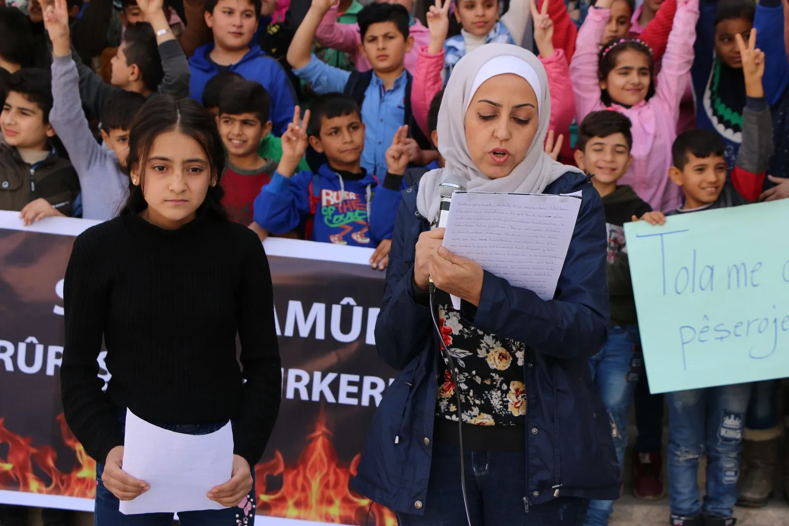 KPC-Demokratîk û xwendekarên Helebê komkujiya Amûdê bi bîr anî