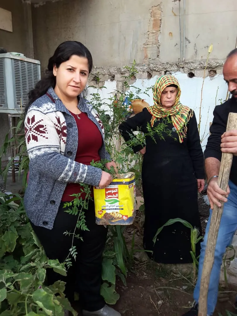 Bi boneya rojbûna Hevrîn Xelef darên yasemînan hatin çandin