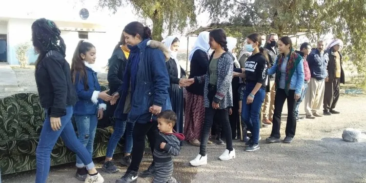 Destekdayîna Asayîşa Êzidxanê bi çalakiya konvedanê didome