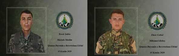 HRE`yê nasnameyên 2 şehîdan eşkere kirin