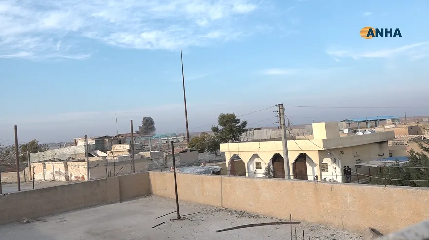 Navenda navçeya Eyn Îsayê bi dijwarî tê topbaran kirin