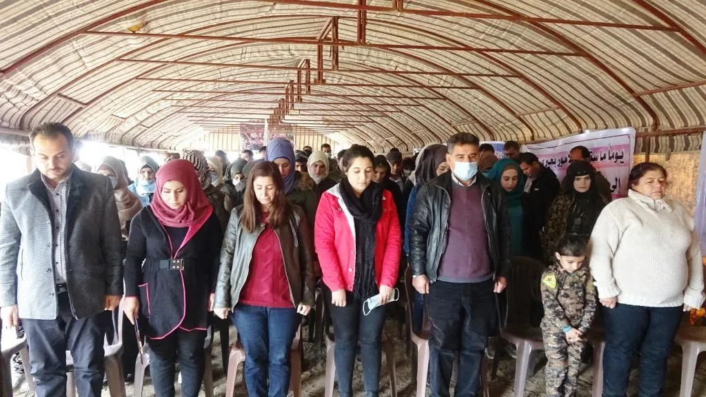 ​​​​​​​Rêveberiya Jinan a Reqayê ji bo şermezarkirina sûcên dewleta Tirk çalakiya konvedanê li dar xist