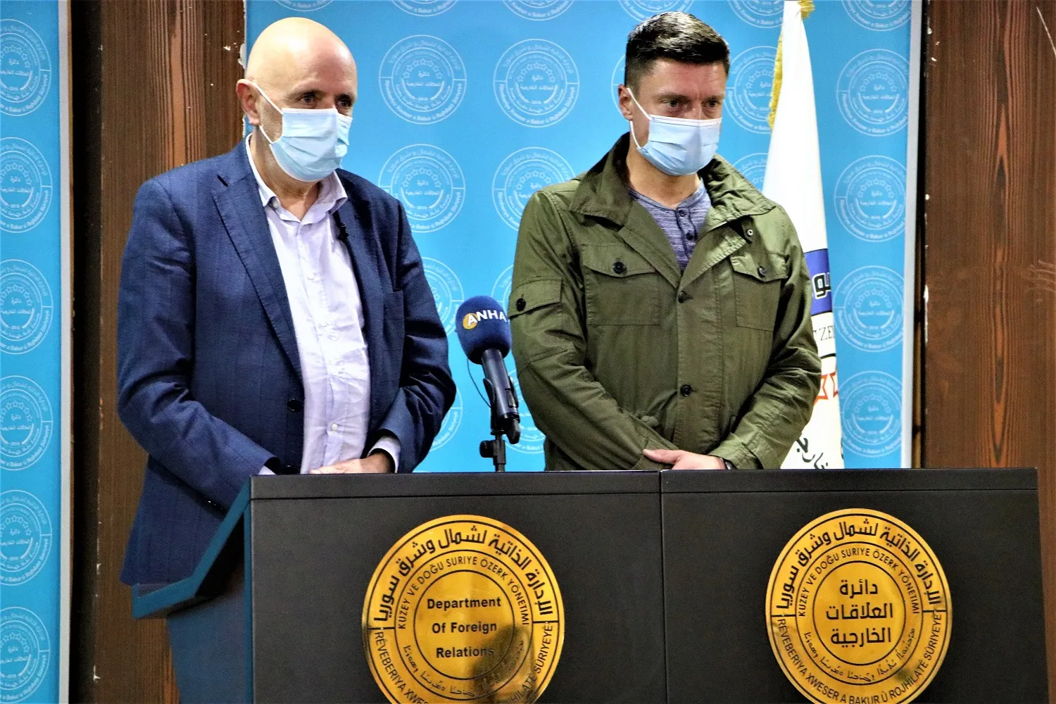Şandeya Belçîka: Li hemberî gefan em ê destekê bibin Rêveberiya Xweser